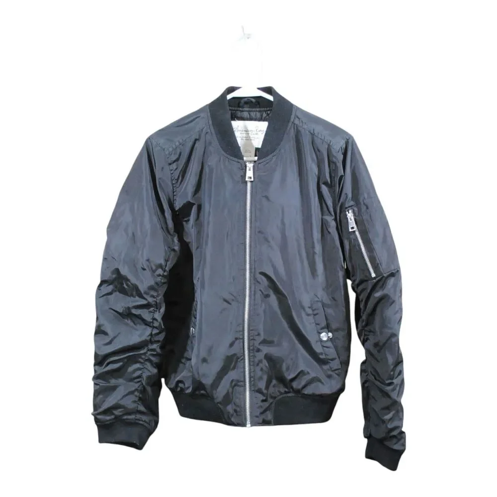 Men’s American Rag Black Bomber Jacket  Size Large